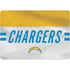 NFL Los Angeles Chargers White Striped Surface Laptop Studio Skin